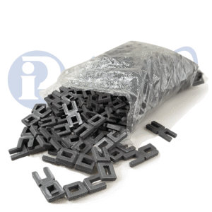 bolsa de grapas plásticas negras para suncho