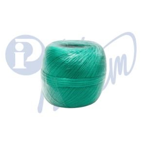 Hilo de polipropileno delgado color verde para uso doméstico y agrícola